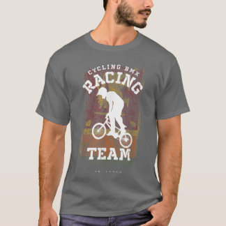 BMX Bike Sri Lanka Flag Biking Cycling Racing BMX  T-Shirt