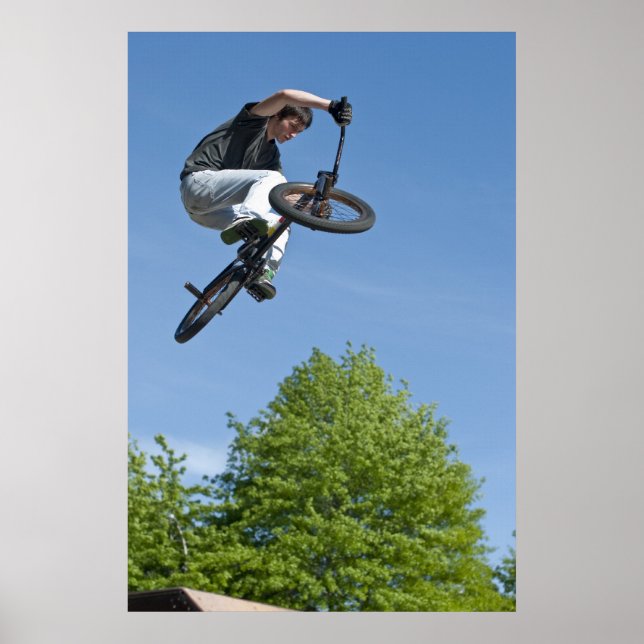 BMX Bike Stunt Poster (Front)