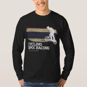 BMX Bike Thailand Flag Biking Cycling Racing BMX T-Shirt