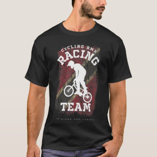 BMX Bike Trinidad & Tobago Flag Biking Cycling Rac T-Shirt