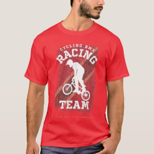 BMX Bike Trinidad & Tobago Flag Biking Cycling Rac T-Shirt