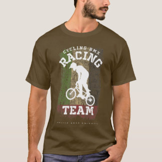 BMX Bike United Arab Emirates Flag Biking Cycling  T-Shirt