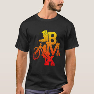 Bmx Biker Bicycle Cyclist Halfpipe Cyclists Bmx T-Shirt
