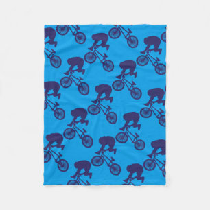BMX-Biker Fleece Blanket