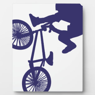 BMX Biker Plaque