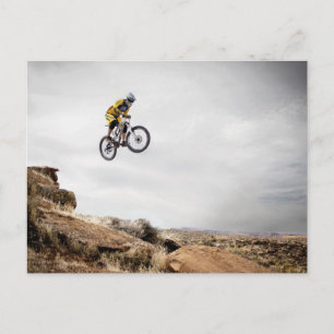 BMX Biker Postcard