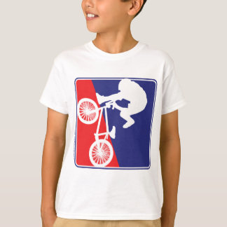BMX Biker Red White and Blue T-Shirt