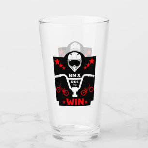 Bmx Bikers Freestyle Glass