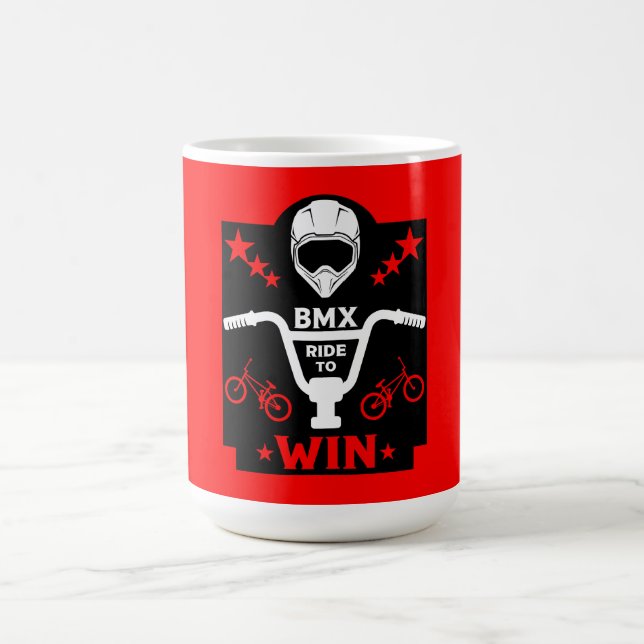 Bmx Bikers Freestyle Magic Mug (Center)