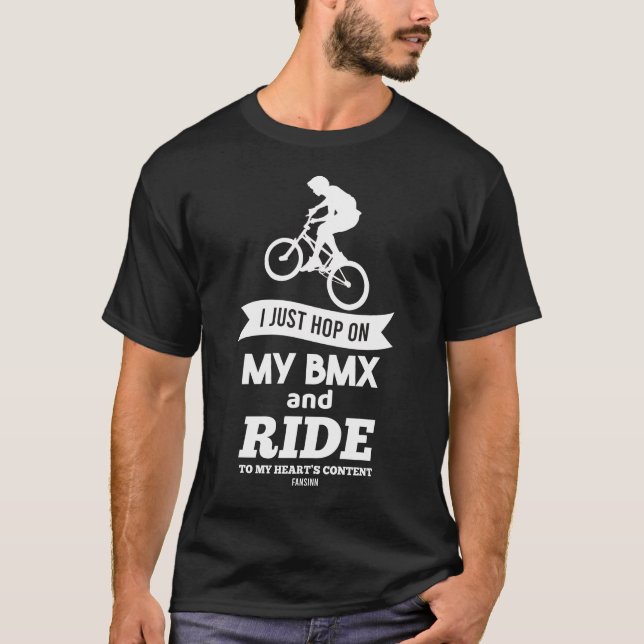 BMX Bikes Racing bicycle T-Shirt (Front)