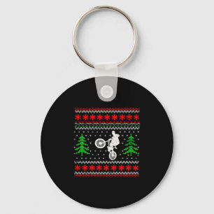 BMX Christmas Key Ring