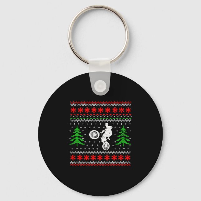 BMX Christmas Key Ring (Front)
