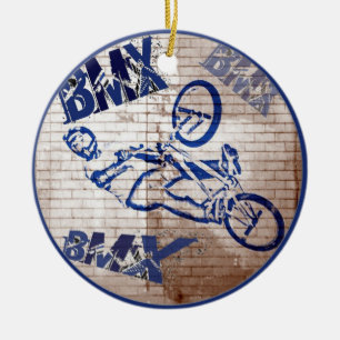 BMX  Christmas Ornament