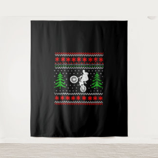 BMX Christmas Tapestry