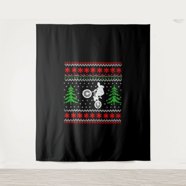 BMX Christmas Tapestry (Front)