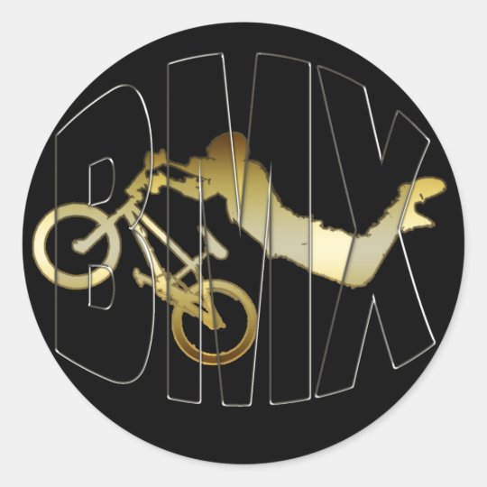 BMX CLASSIC ROUND STICKER