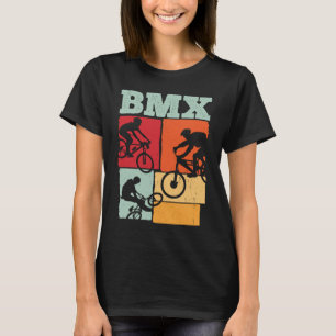 BMX colour bike fans bike  MTB biker retro BMX  3 T-Shirt