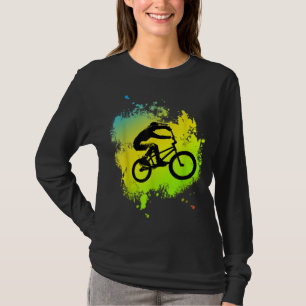 Bmx colouring Bike with nice Wheel stunts Pedals & T-Shirt