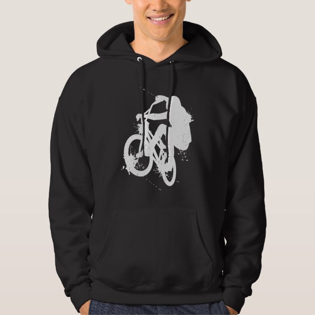 BMX cycling bike  retro bike MTB BMX  3 Hoodie (Front)
