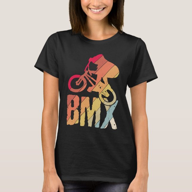 BMX cycling bike  retro bike MTB BMX  4 T-Shirt (Front)