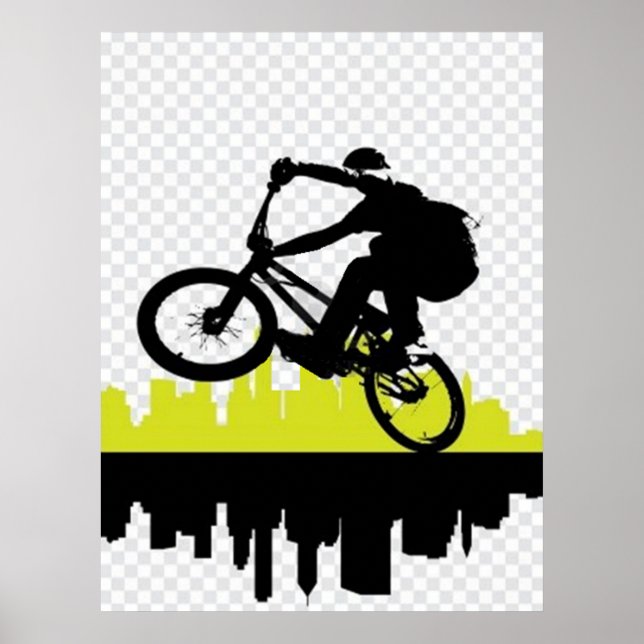 BMX Cyclist Poster (Front)