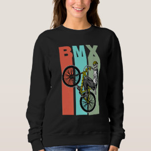 Bmx Dad Bmx Cyclist Vintage Bike Fans Boys Youth B Sweatshirt