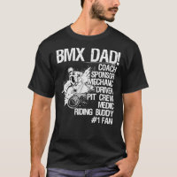 Bmx Dad Coach Sponsor Mechanic Driver (On Back)