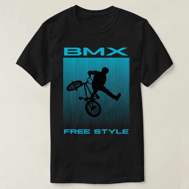 BMX FREE STYLE 1 LEG T-Shirt (Design Front)