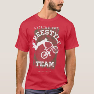 BMX Freestyle Bike Bangladesh Flag Biking Cycling  T-Shirt