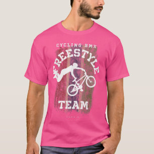 BMX Freestyle Bike Gambia Flag Biking Cycling BMX T-Shirt