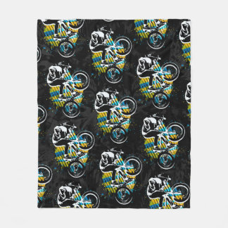 Bmx Freestyle - Comfy Bmx Fleece Blanket