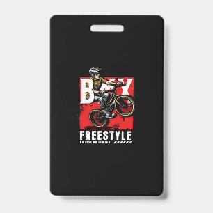 Bmx Freestyle ID Badge