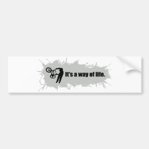 BMX is a Way of Life Bumper Sticker