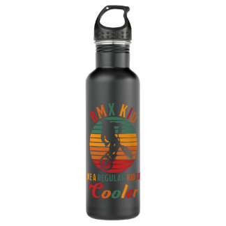BMX Kid Like A Regular Kid But Cooler Bicycle Gift 710 Ml Water Bottle
