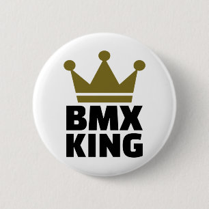 BMX King 6 Cm Round Badge