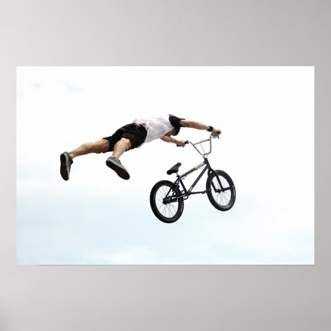 BMX Layed Out, Copyright Karen J Williams Poster (Front)