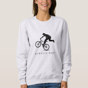 BMX Memento Mori Stoic Extreme Sports Silhouette Sweatshirt