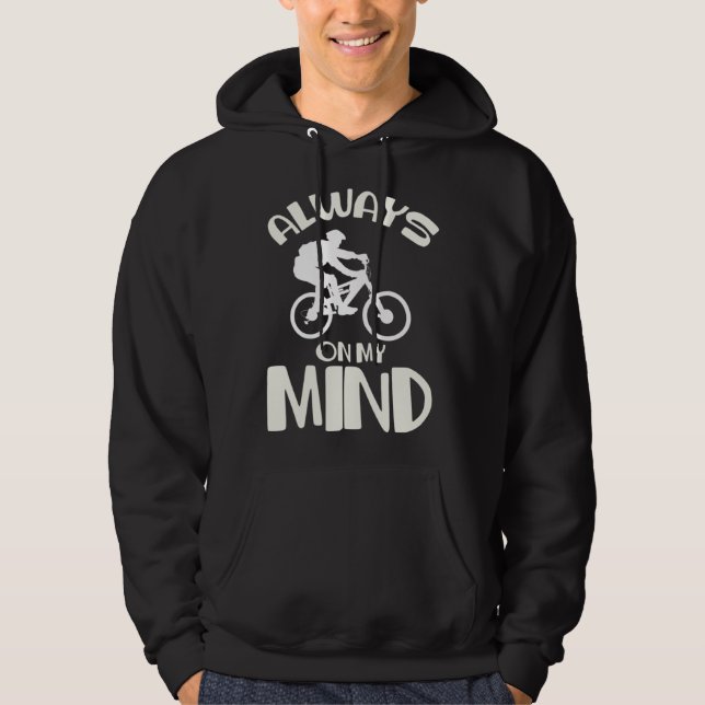 BMX Mind Street Bicycle Motocross Stunts BMX Bike Hoodie (Front)