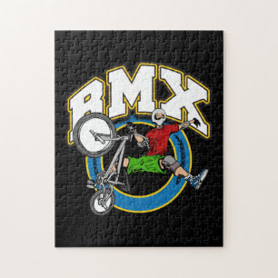 BMX One Handed Trick Jigsaw Puzzle