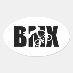 BMX OVAL STICKER