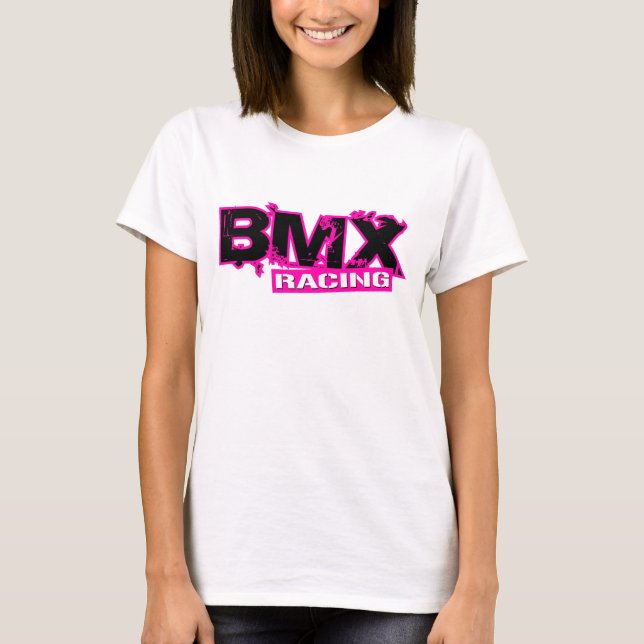BMX RACING PINK T-Shirt (Front)