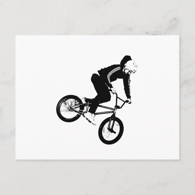 BMX Rider 2 Postcard (Front)