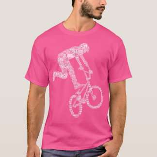 Bmx Rider Bike Bicycle Stunt Racing Boys T-Shirt