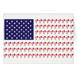 BMX Rider - Patriotic American Flag+