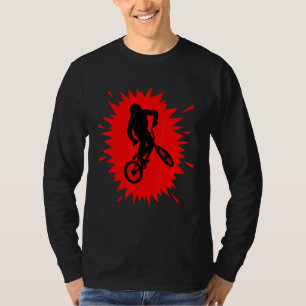 Bmx Sport Cool Cycling Bike Rider Downhill Biker B T-Shirt
