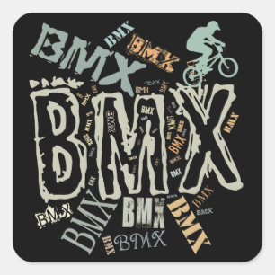 BMX SQUARE STICKER