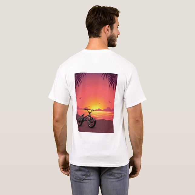 BMX sunset T-shirt (Back Full)
