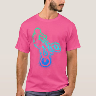 Bmx Tricks Bike Bicycle Stunt Men Boys Bmx Cyclist T-Shirt