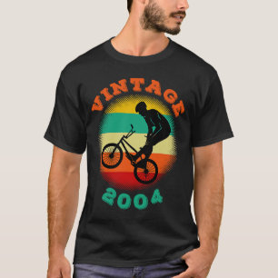 BMX Vintage 2004 Birthday Bicycle BMXer Bike T-Shirt