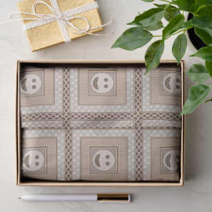 Bn&G Smile Tile Tissue Paper Gift Wrap